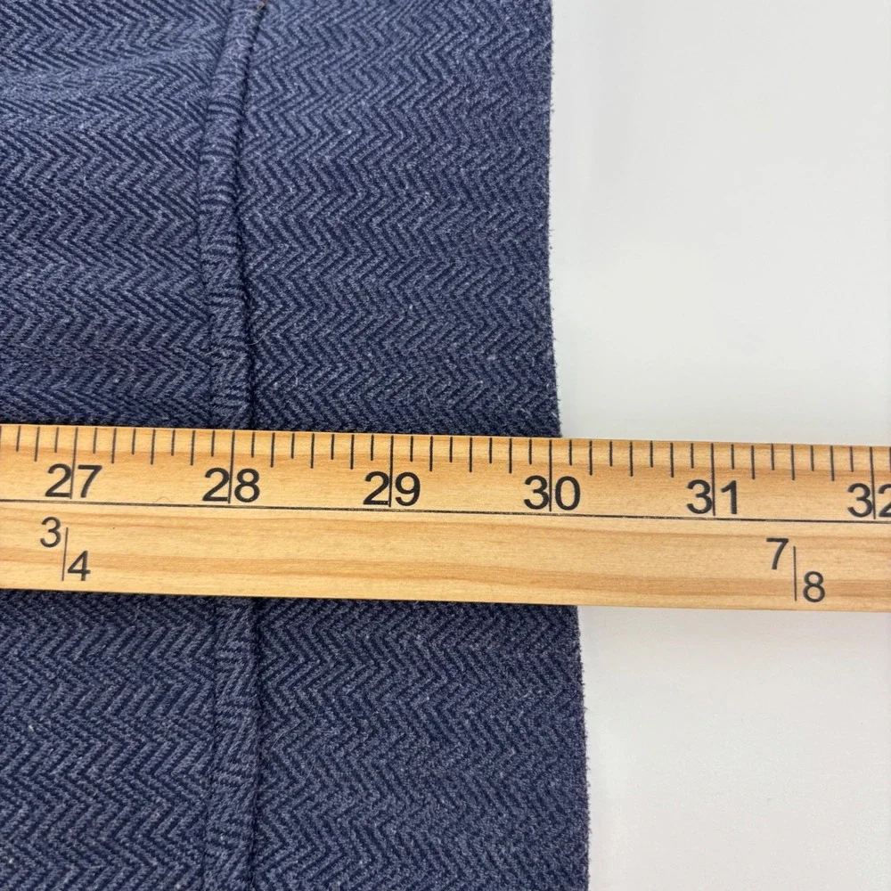 Pebble Beach Mens Full‎ Zip Jacket XL Blue Herringbone Textured Golf Layer PGA